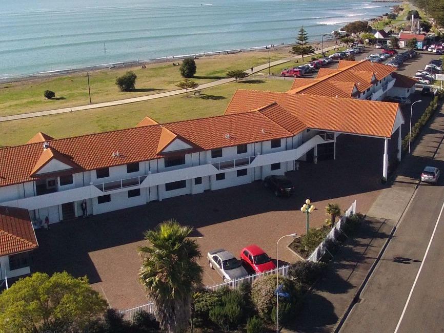 Harbour View Motel On Ahuriri Beach In Napier Nz With Sea View Suites Экстерьер фото